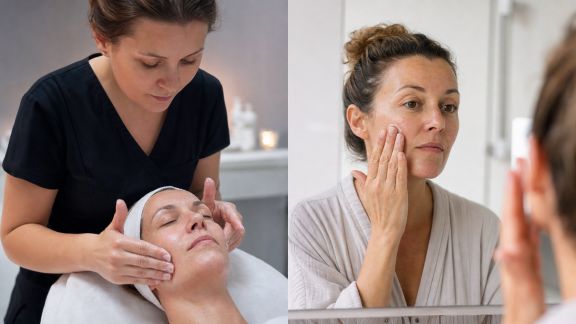 Anti-âge en institut vs à la maison : quelles différences dans les résultats ?